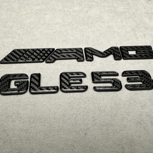 Tail Emblem AMG GLE 53 Carbon Fiber Black Color G Class W463, W463A, W464