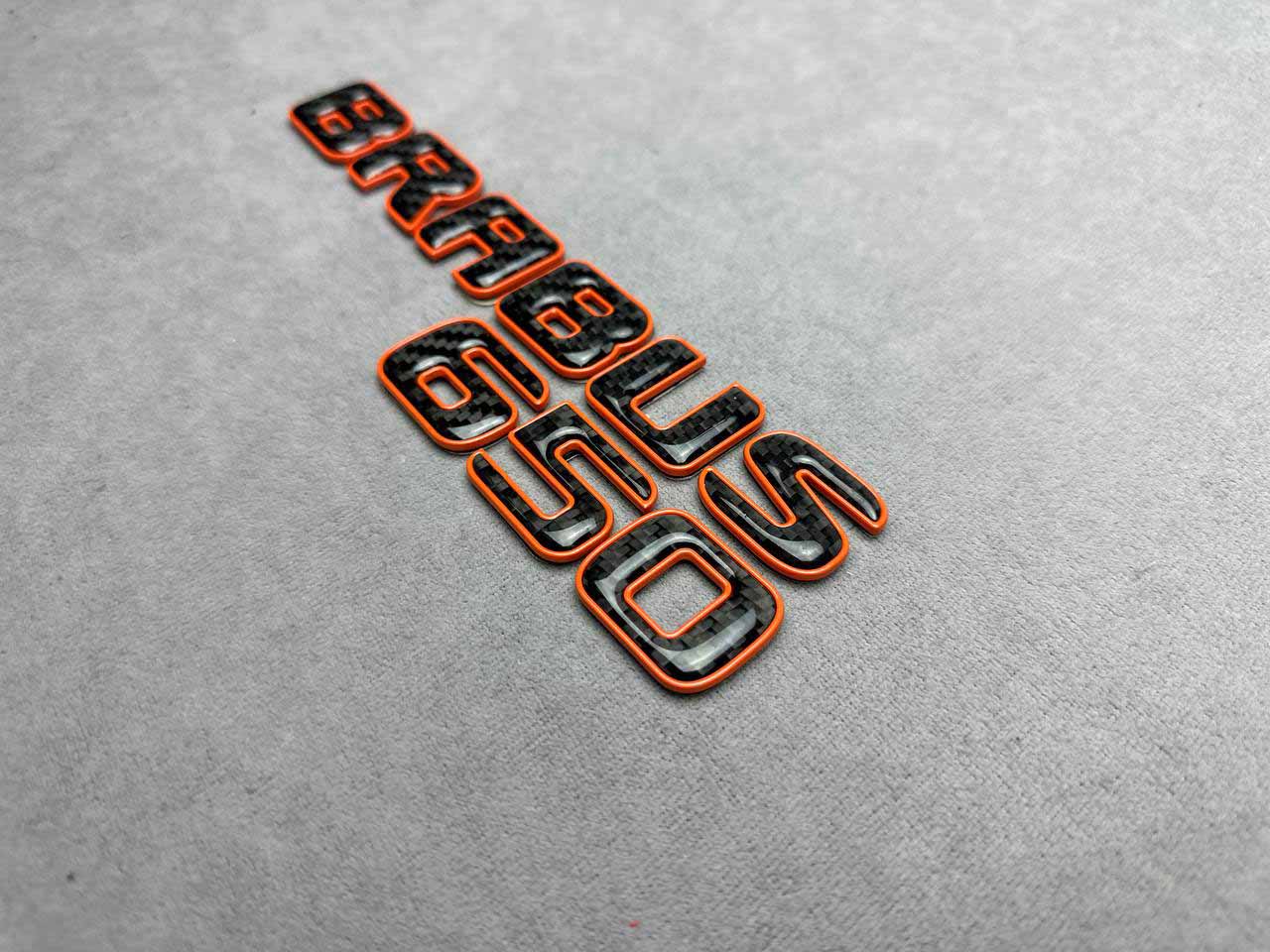Brabus 650 carbon fiber rear emblem for Mercedes G Wagon