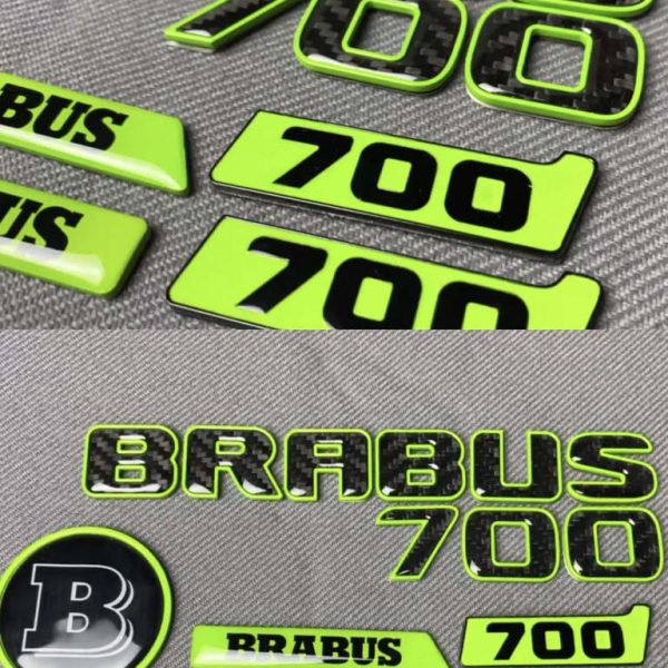 Brabus 700 carbon badge kit for Mercedes G Wagon