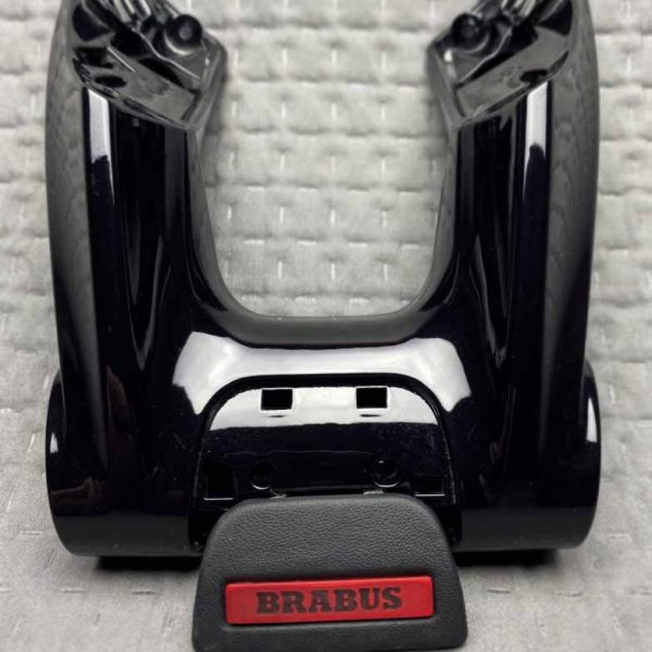 Brabus badge on AMG steering wheel for Mercedes G-Class