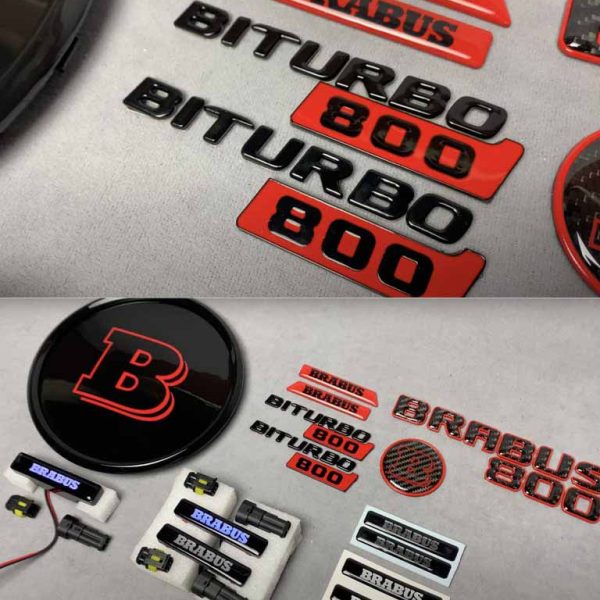 Brabus G800 LED Badge full set for Mercedes Benz G Class