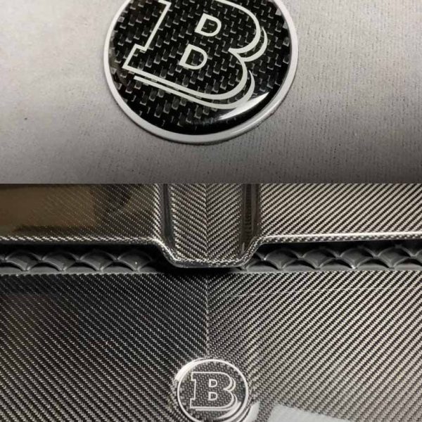 Brabus Badge on hood cover for Mercedes G-Wagon