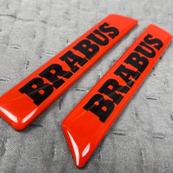 Red Side body moldings Brabus for Mercedes G-Wagon