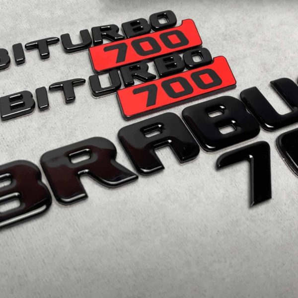 Brabus 700 metal badge kit for any Mercedes models