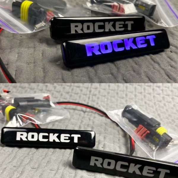 Brabus fender LED inserts Rocket set in blue color