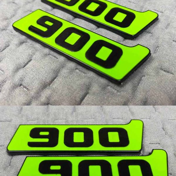 Brabus 900 number metal green plate for Mercedes G Class
