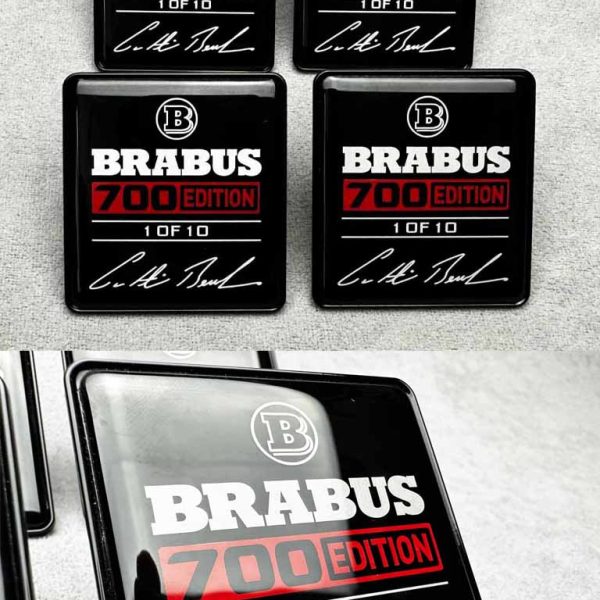 Brabus 700 edition 1 of 10 seat emblem set for Mercedes G-Class