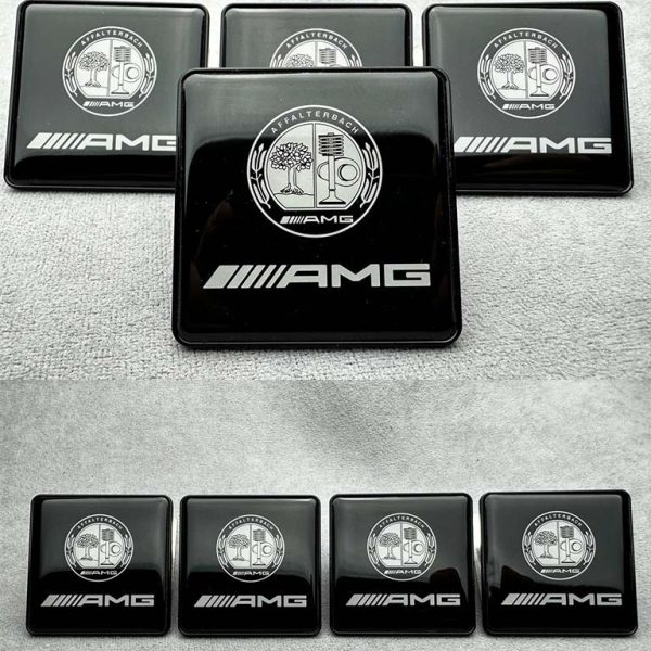 Seat Metal Emblem in Black Brabus Style AMG Affalterbach for Mercedes Benz W463 W464 W463A G Class