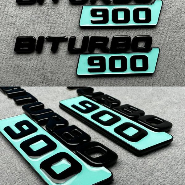 Brabus Biturbo 900 side molding badge