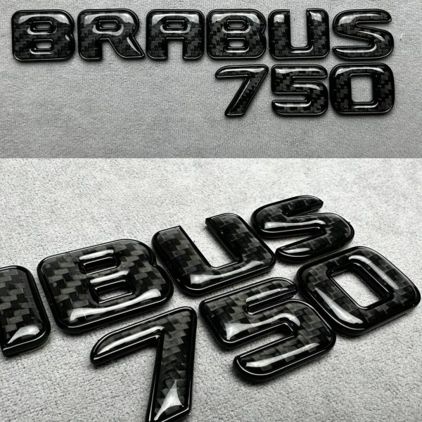 Brabus 750 carbon fiber rear emblem for Mercedes G Wagon