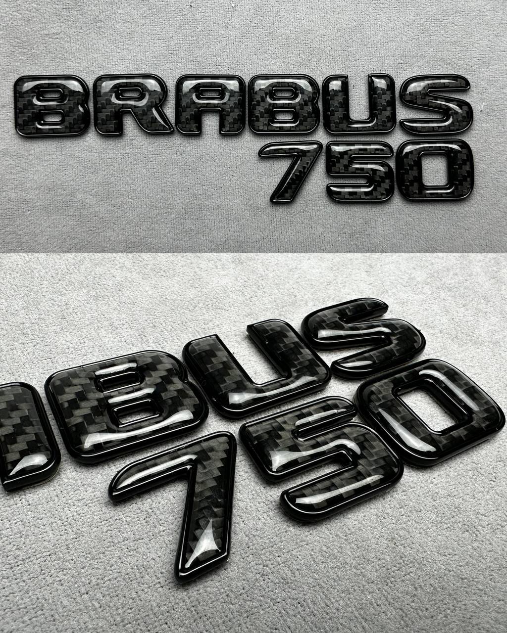 Brabus 750 Carbon Emblem on the trunk of the Mercedes G Wagon Brabus 750 carbon fiber rear emblem for Mercedes G Wagon