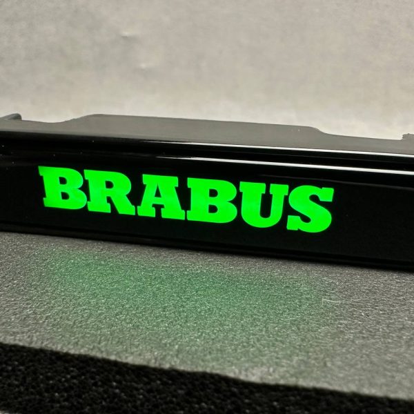 LED Illuminated Brabus Logo Badge Grill Green for Mercedes G63 G Wagon W463 W463A W464