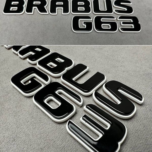 Brabus G63 Tail emblem for Nardo Grey and carbon for Mercedes-Benz G Class W463a W464 W465