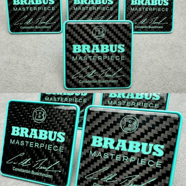 Tiffany Seats Badge Set Brabus Masterpiece for Mercedes Benz W463 W464 W463A G class