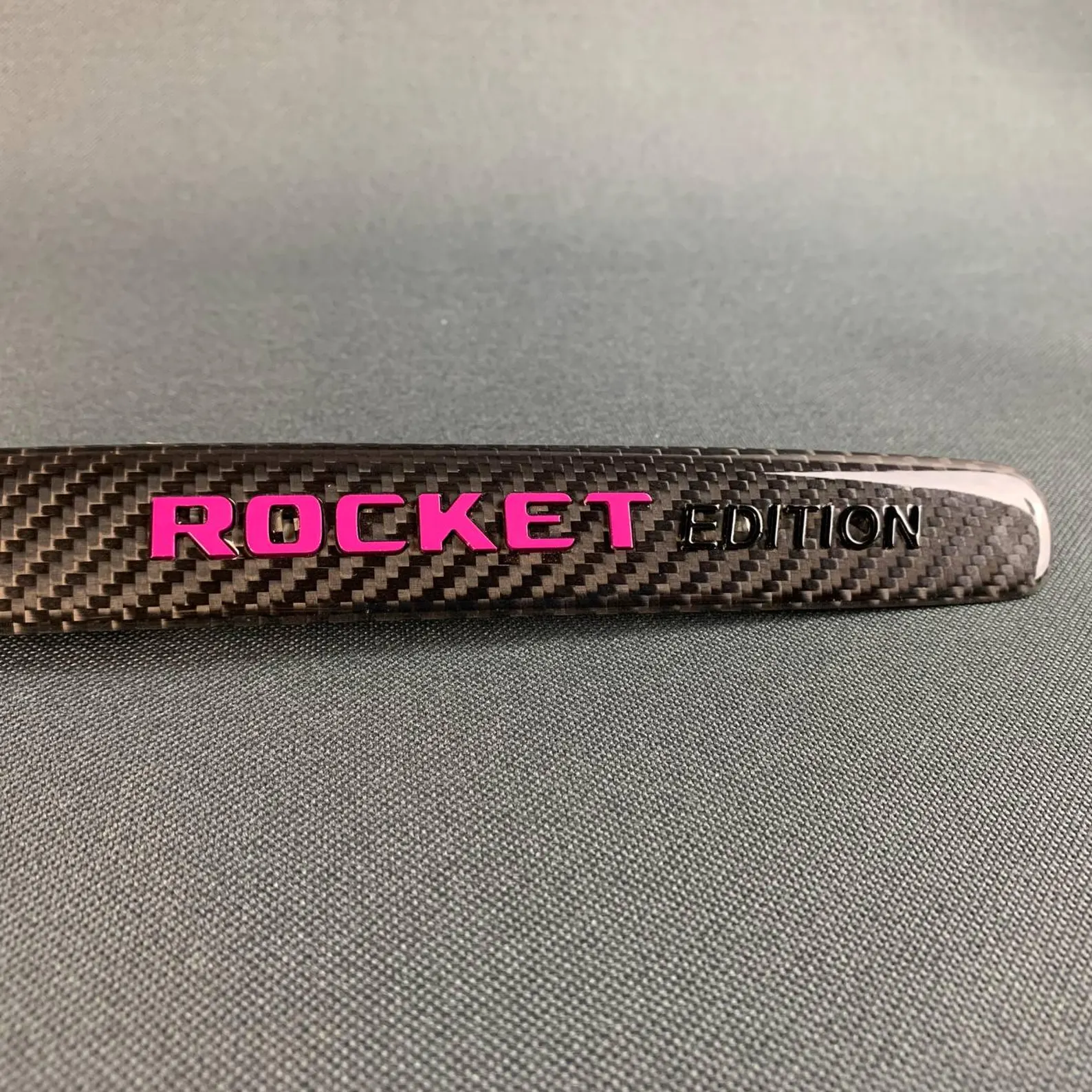 dashboard handle cover Pink Carbon