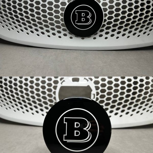 Brabus Smart Grille Emblem Brabus Logo Style ForTwo ForFour w453 2014-2024