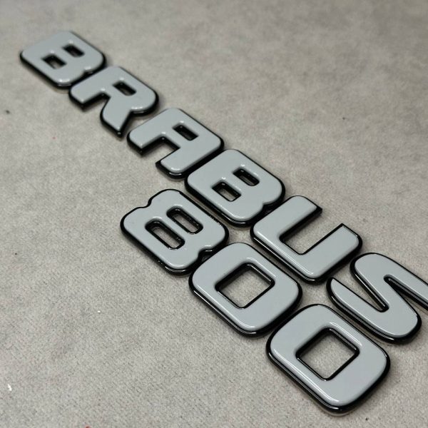 Brabus 800 Tail emblem for Nardo Grey Metal for Mercedes-Benz G Class W464 W463a W463