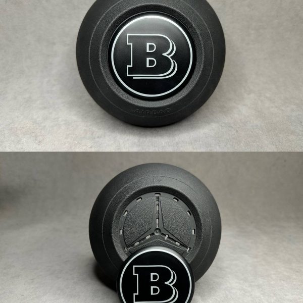 Brabus Matte Emblem in AirBag for Mercedes G GLE GLS E S Class 2024+