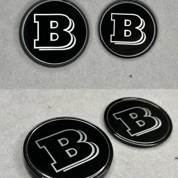 Rear and Front hood Brabus metal emblem badge for GLS x167 2024+