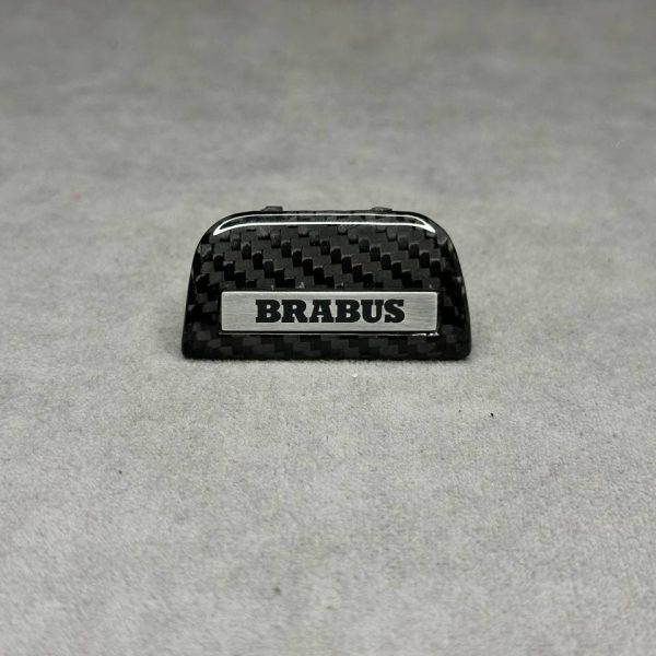 Carbon Brabus emblem inserts for Mercedes AMG steering wheel Brabus style G-Class G63 W463A W464 W465