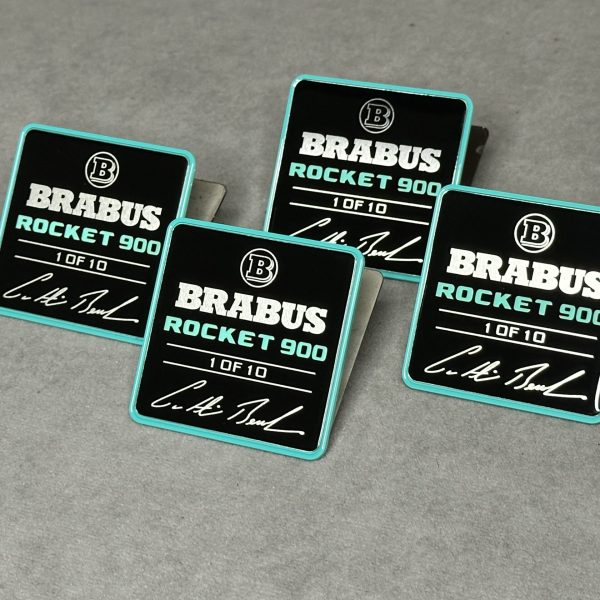 Tiffany Seats Badge Set Brabus 900 Rocket Edition 1 of 10 series for Mercedes Benz W463 W464 W463A G class